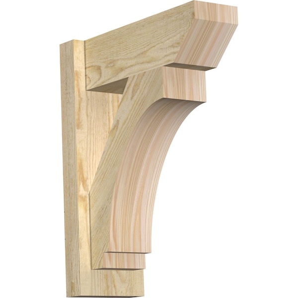 Ekena Millwork Imperial Slat Rough Sawn Outlooker, Douglas Fir, 6"W x 16"D x 20"H OUT06X16X20IMP06RDF - main